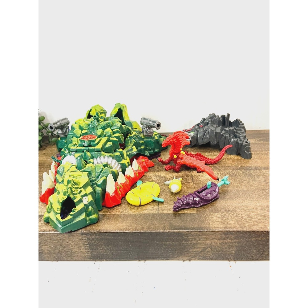 Vintage Mighty Max Storms Dragon Island Playset 1993 Bluebird Toys - Works‎